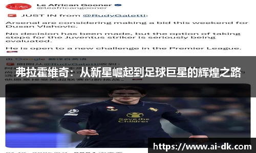 弗拉霍维奇：从新星崛起到足球巨星的辉煌之路